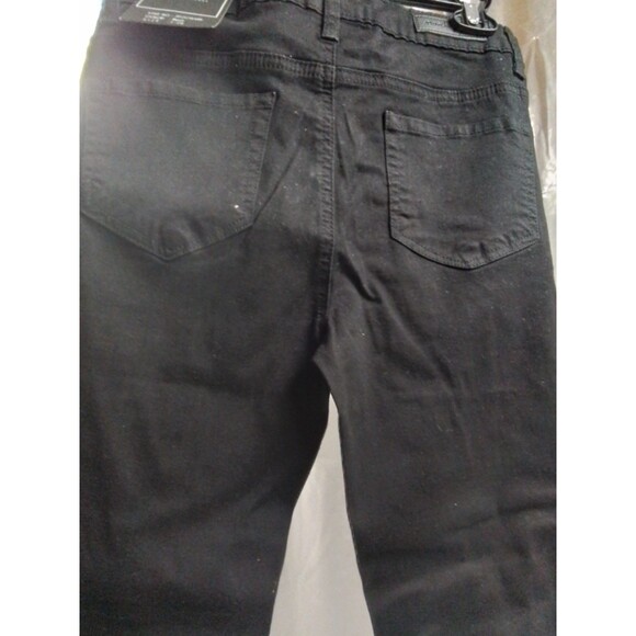 Monkey Ride Distressed Skinny Black Denim Jeans Size 7/8, New with tags - Picture 7 of 7